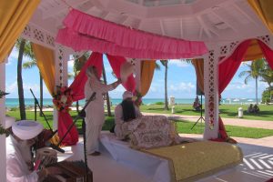 A Sikh beach wedding. Photo courtesy Kunal Pahwa, Pahwa Studios.