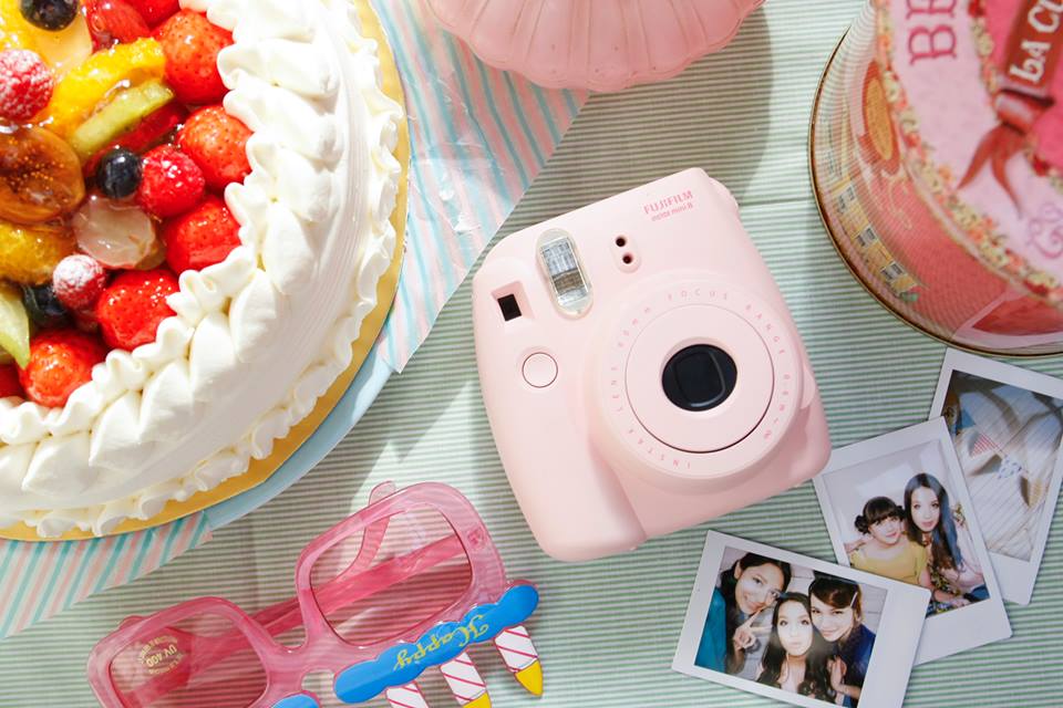 instax camera pink unique wedding 