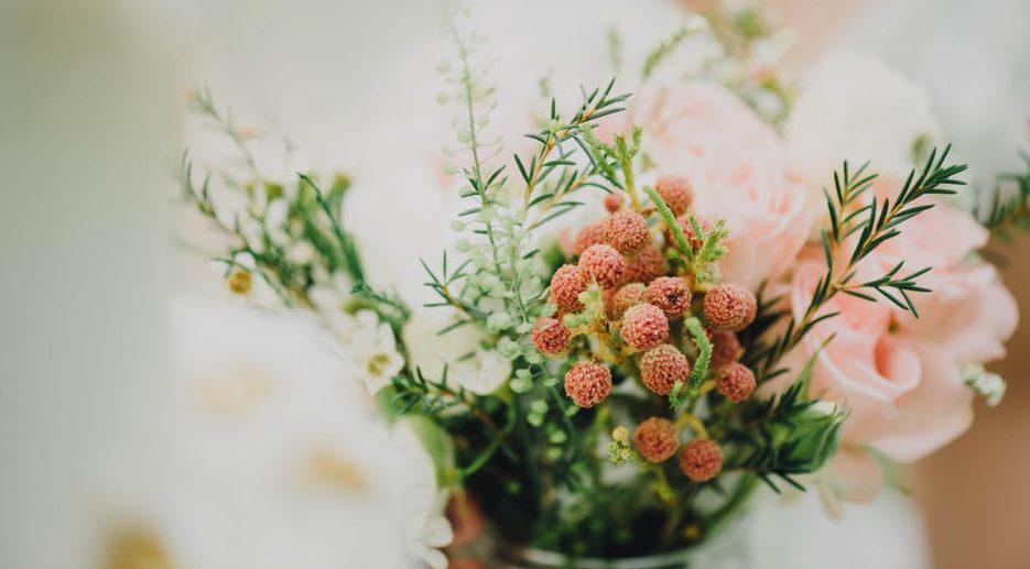 sweet pea bouquet