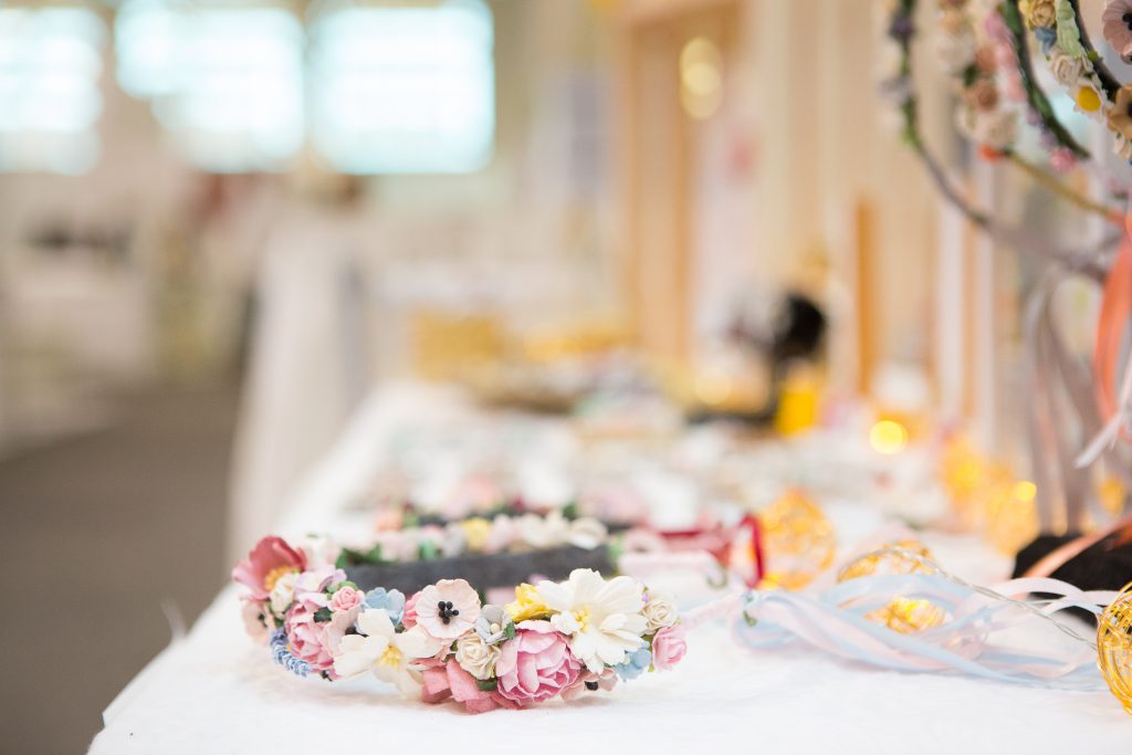 Lava & Lace flower crown