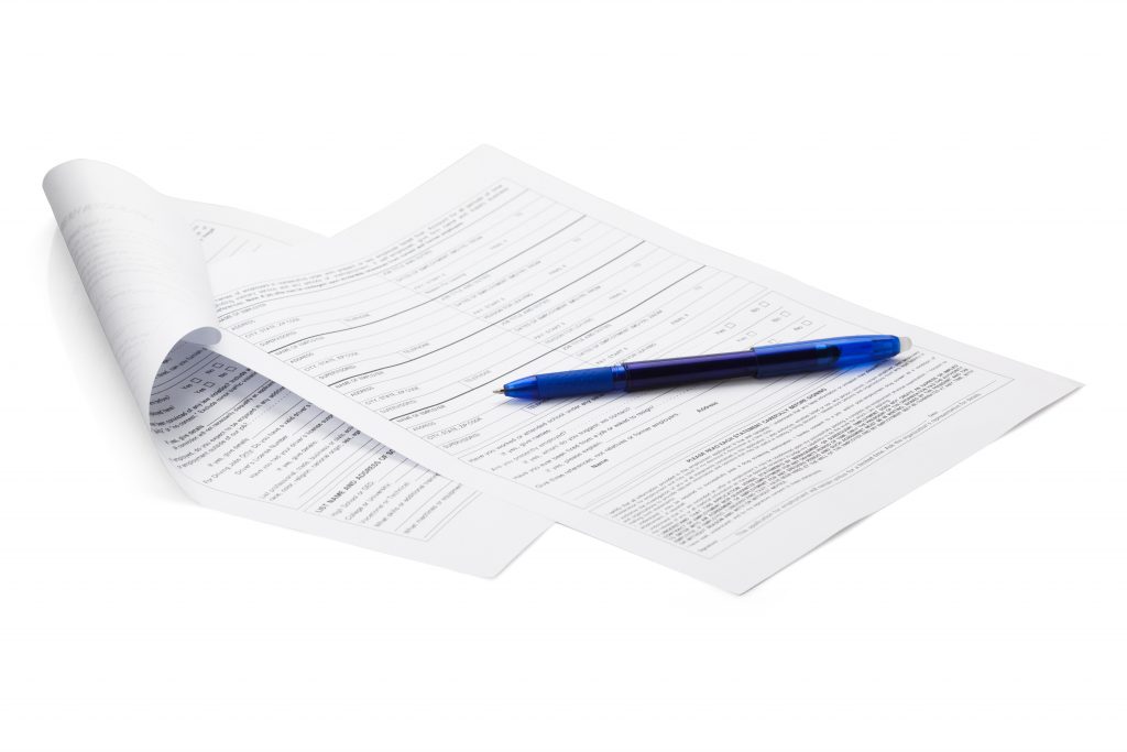 Contracts and forms