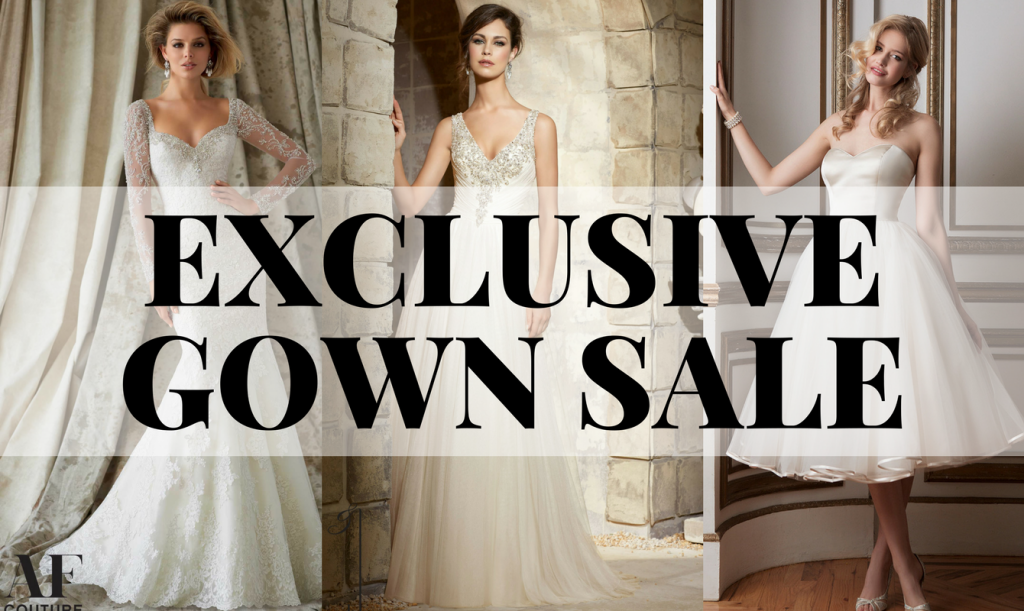 EXCLUSIVE GOWN SALE